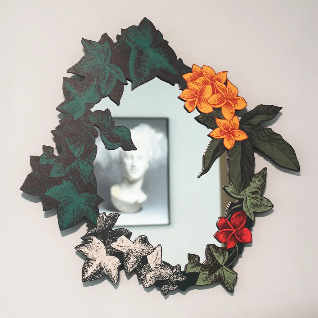 Miroir et Porte-Manteau Boucan