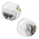 Set de 2 assiettes en porcelaine 27cm