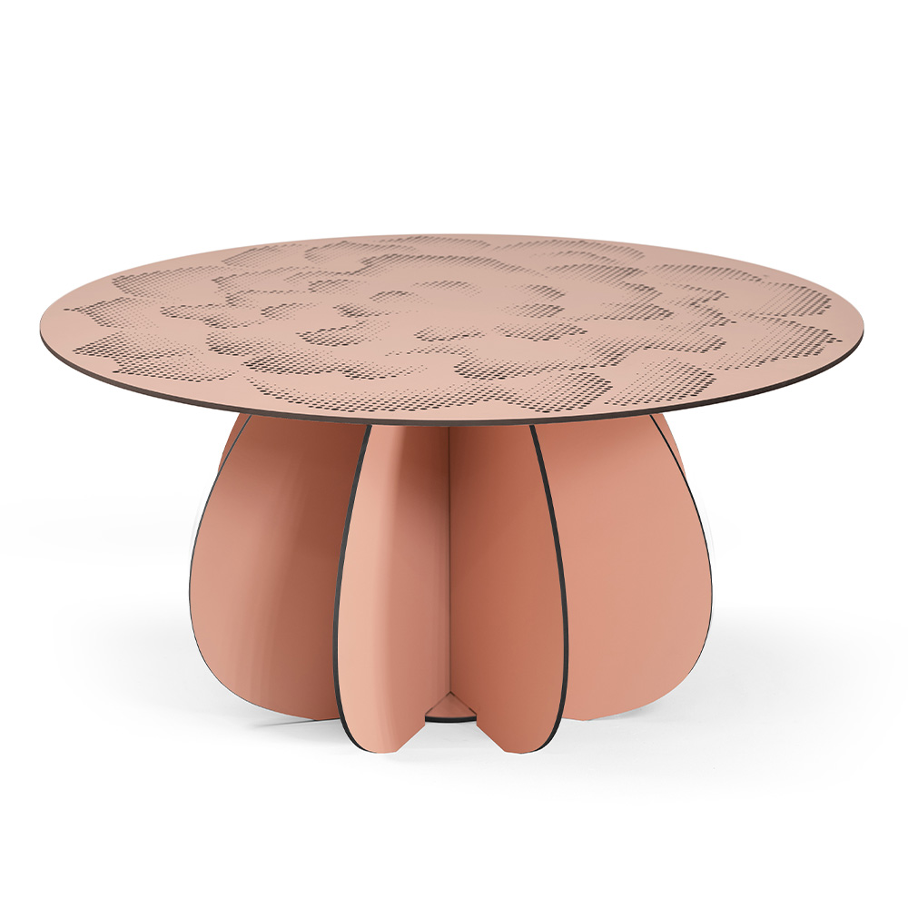 Table basse Gardenia 80 | Rose poudré | Les Imparfaits