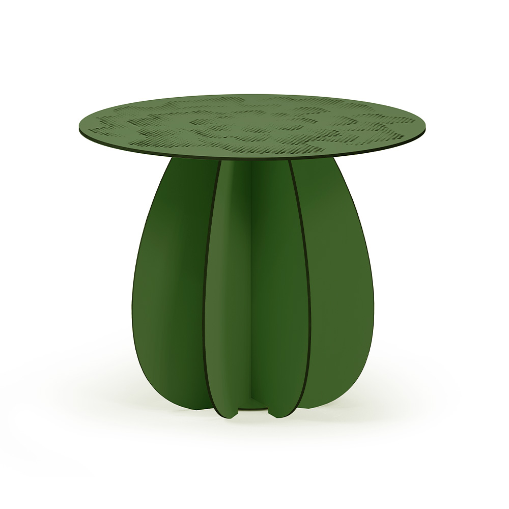 Table basse Gardenia 60 | Vert fougère | Les Imparfaits