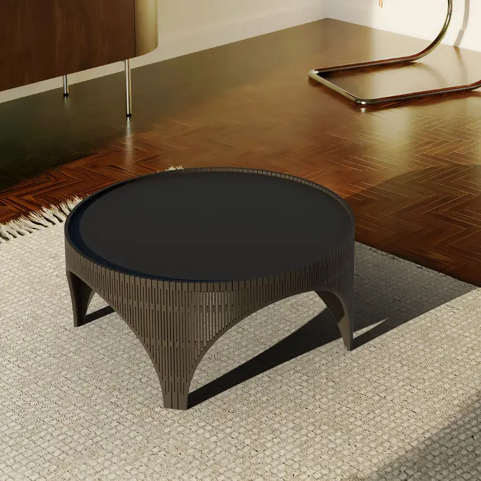 Table basse Ludia marque Ibride, noir