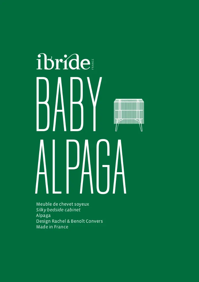Notice de montage meuble de chevet Baby Alpaga Ibride