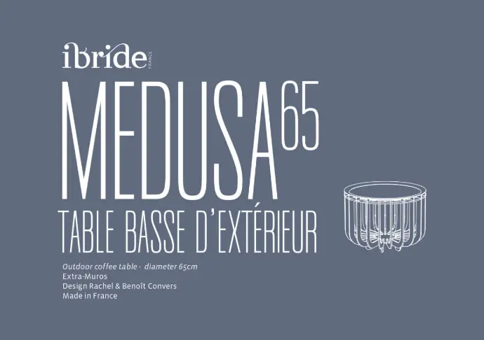 Notice de montage table basse Medusa 65 Ibride