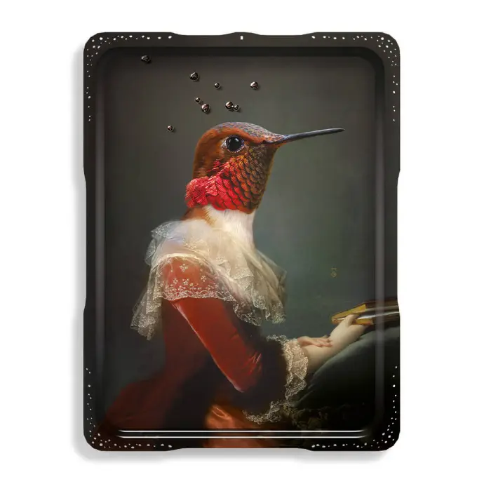 Petit plateau design du colibri  Angèle