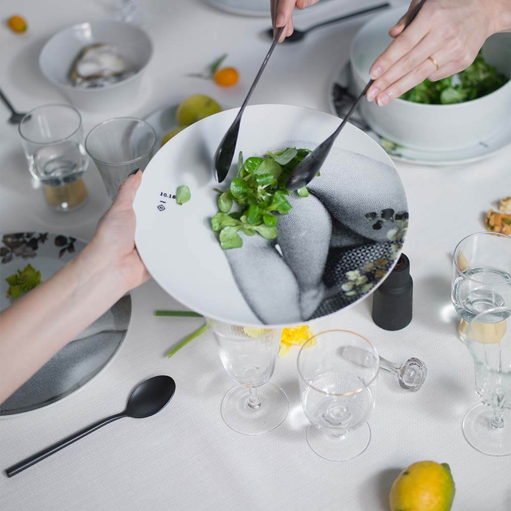 Set de 2 assiettes en porcelaine 27cm