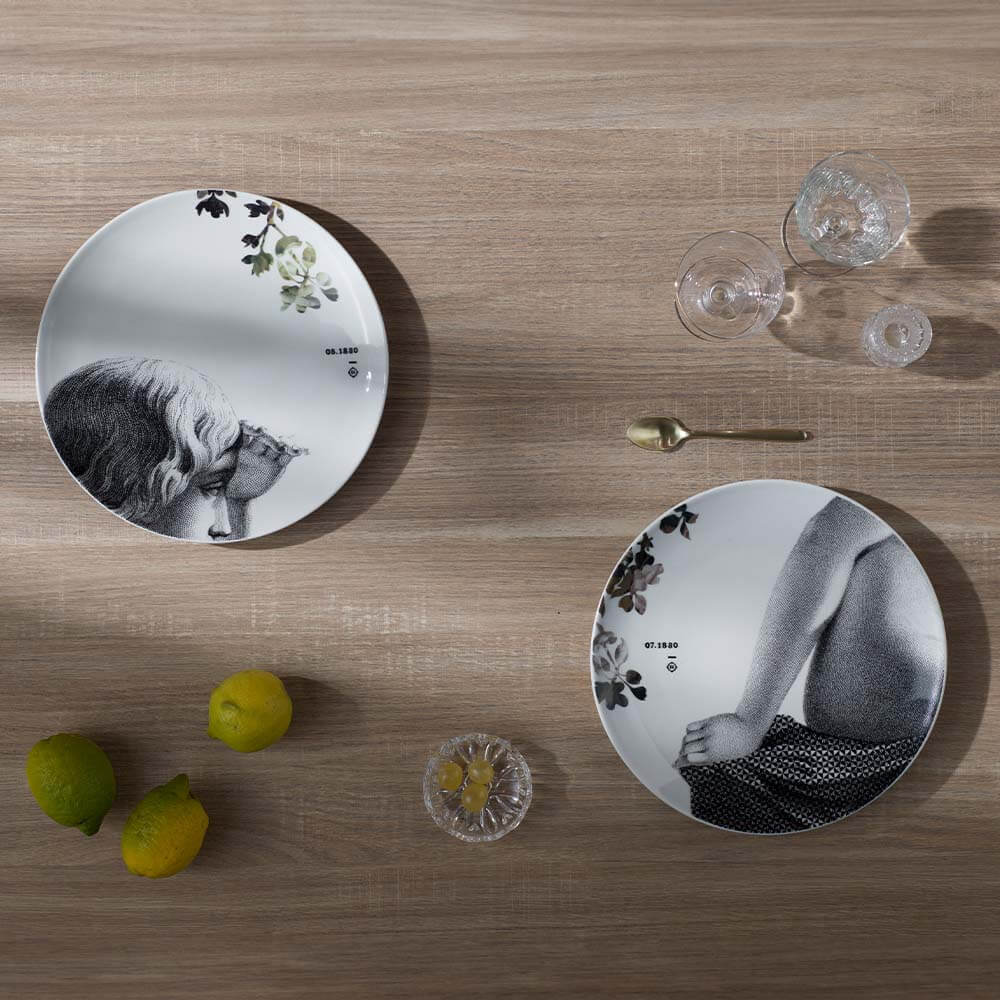 Set de 2 assiettes en porcelaine 27cm