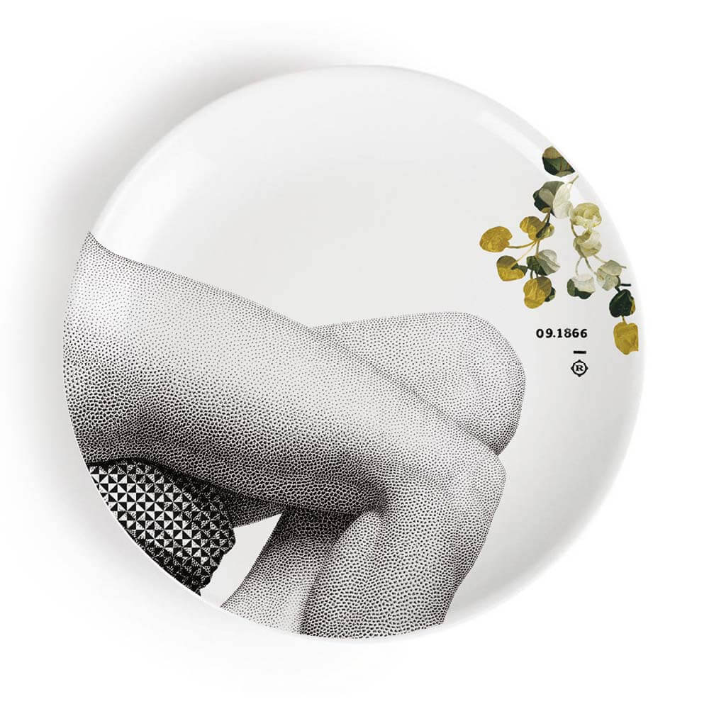 Set de 2 assiettes en porcelaine 27cm