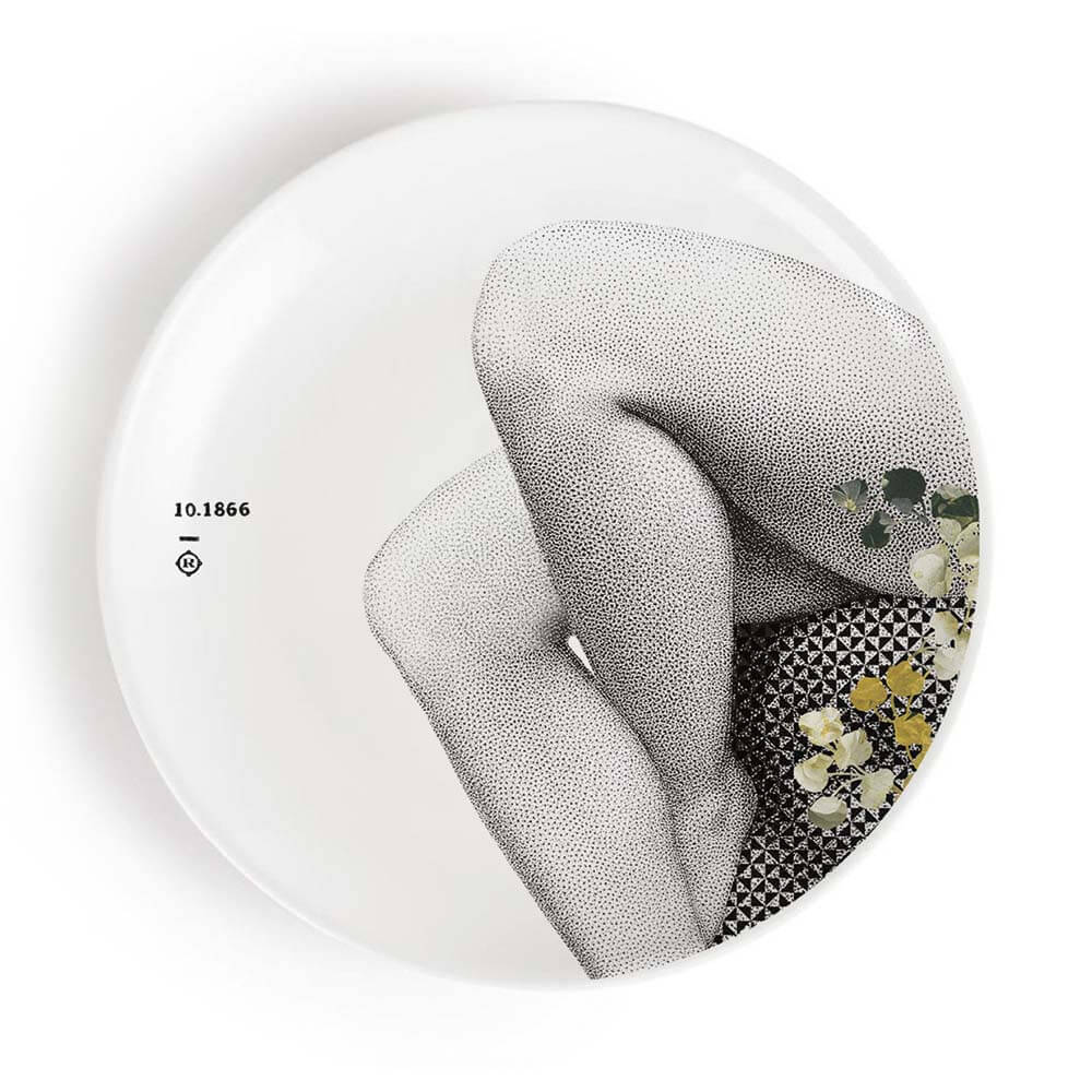 Set de 2 assiettes en porcelaine 27cm